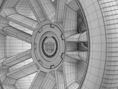 Cadillac Escalade 2013 wheel 3D model