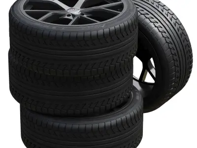 Audi wheels 3D model