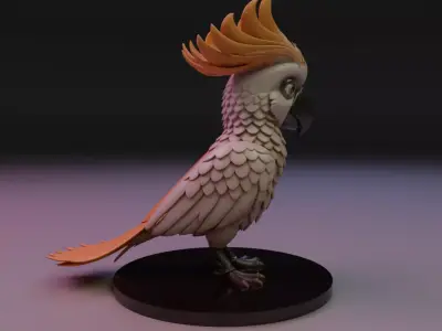 Cockatoo 3D print model