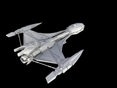 Star Trek - Klingon Raptor - 3D Printable Model 3D print model purchase