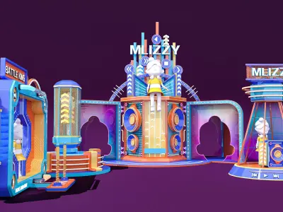 Music beauty Chen 3D model