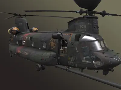 Chinook MH-47 3D model