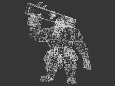 Frag Shooter Characters Low-poly 3D model