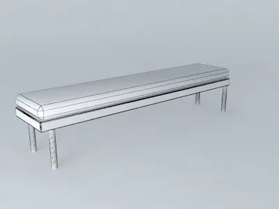Custom Bench Decoro  Free 3D model