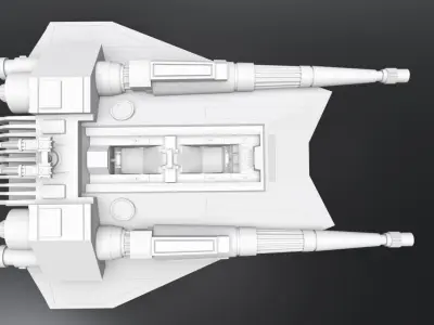 T47 Airspeeder Concept Scale model 3D print model