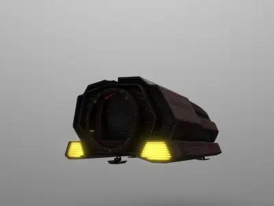 26DSC-Shuttle spaceship 3D model