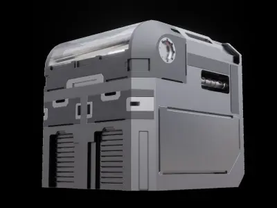Crate Box  3D model