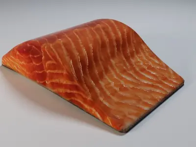 Salmon Fillet 3D model