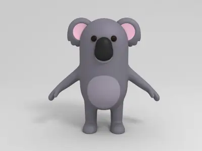 Cartoon Koala 3D model