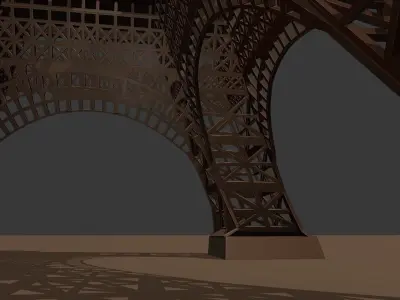 Eiffel Tower Free 3D model