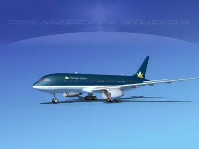 Boeing 787-8 Vietnam Airlines 3D model