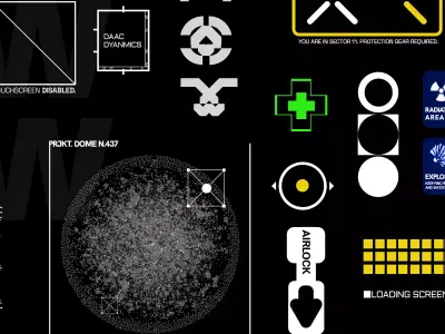 Sci-fi Graphics and Decals Vol 4 3D model