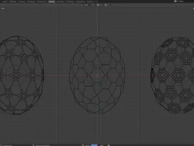low poly dragon egg pack dragonegg pack 3D model