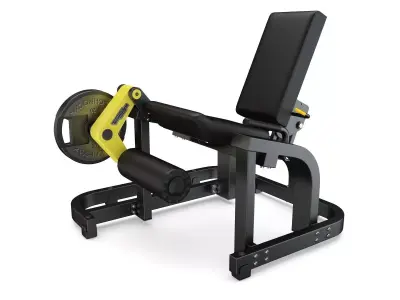 Technogym - Plate Loaded - Leg Extension 3D model
