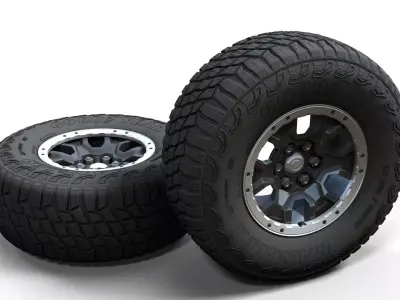 Offroad custom 4x4 wheel 3D model