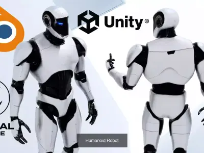 Sci-Fi Robot Pack  Futuristic Humanoid And Quadruped Robots