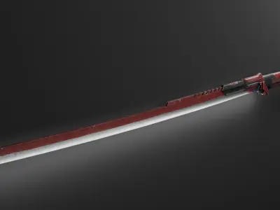 Sci-fi sword - Starforge Edge Low-poly 3D model