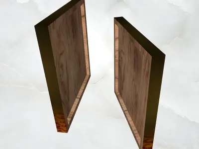 Canvas Art Surreal Orange Fruit Low-poly 3D model