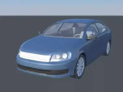 3D car model Free low-poly 3D model