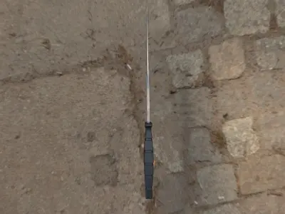 Clip Point Knife Free low-poly 3D model