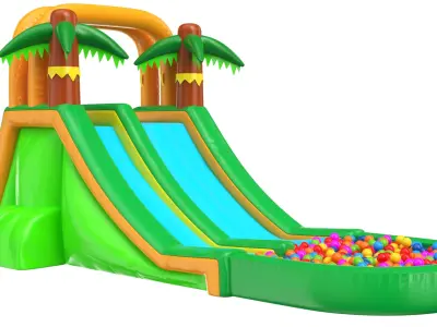Inflatable Ball Pit Game 3D model