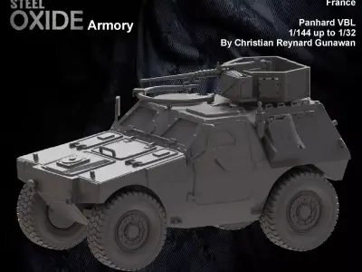 France Panhard VBL for 3D printing 3D print model