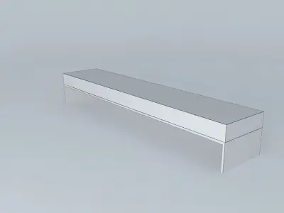 Dedon SLIM LINE LONG BENCH Free 3D model