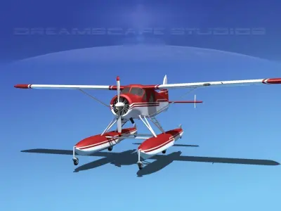 Dehavilland DHC-2 Beaver V12 3D model