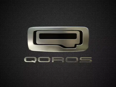 qoros logo 3D model