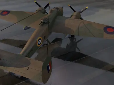 Bristol Type 163 Buckingham Mk-1 3D model