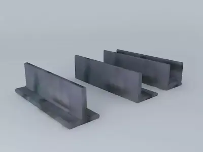 Profiles and steel Angles 3D model