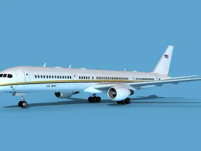 Boeing C-32B US Navy V03 3D model