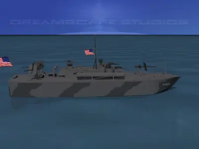 Elco PT Boat PT-209 3D model