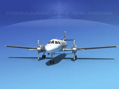 Swearingen SA226 Metroliner AeroNova 3D model