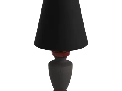  Eno Ceramic Arrius Shade Lamp Model, Black 