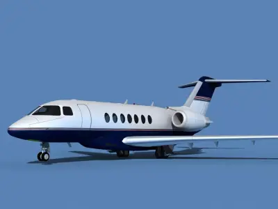 Hawker Siddley 4000 V01 3D model