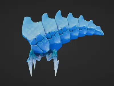 Sea Skuttle Low-poly 3D model