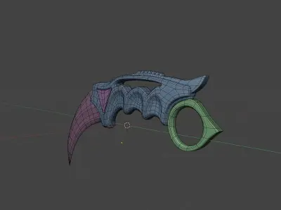Karambit Knife 3D model