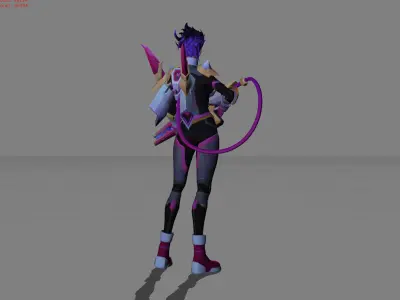 Jet Archer Kimmy Rising Nova Low-poly 3D model
