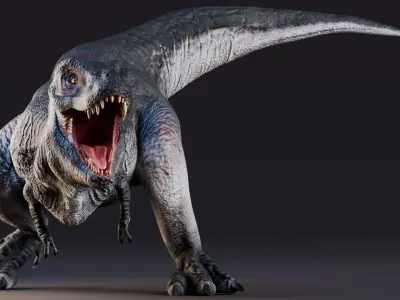 Low poly Realistic - Dinosaur Pack Low-poly 3D model