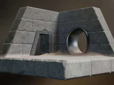 Egypt Room Free low-poly 3D model