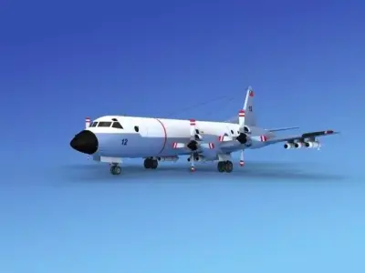 Lockheed P-3 Orion ROC 3D model