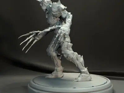 Krux - Creature 3D Print Character  ZTL OBJ STL 3D print model