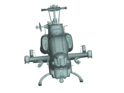 Bell AH-1 SuperCobra 3D model