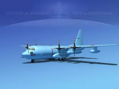 Lockheed C-130 Hercules Japanese   3D model