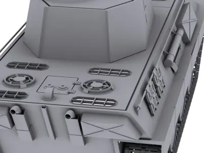 Tank Panther V Free 3D model