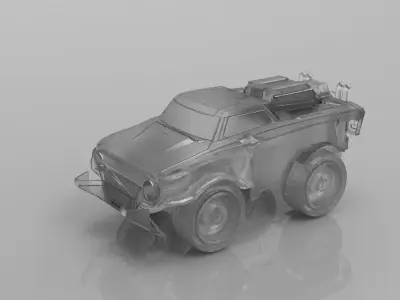 ATV 3D printed model  3D print model purchase