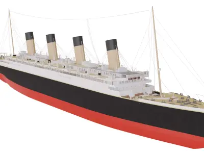RMS Olympic 3D model
