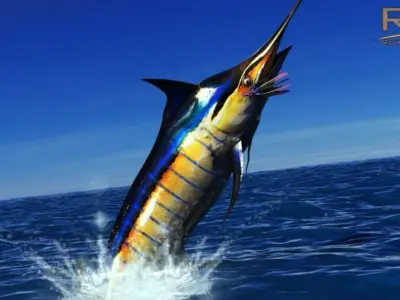 Salt Water Fishing Lure Free low-poly 3D model