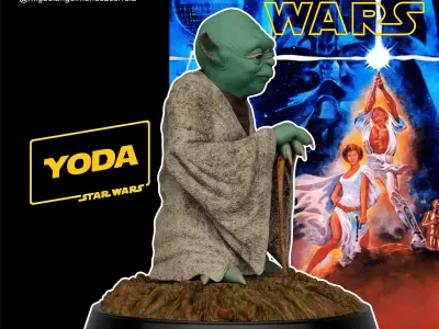 YODA MODEL FOR STL 3D PRINTIN 3D print model